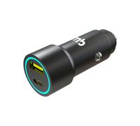Caricatore da auto Master U-Power 60 W, ricarica rapida USB C PD 30 W + USB A QC 3.0 30 W, adattatore per accendisigari 12 V-24 V, doppia porta per smartphone e tablet
