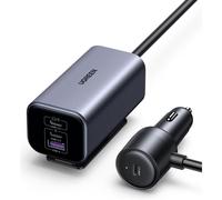 Caricatore da Auto UGREEN GAN AC + Alimentatore Esterno Nero - Nouvo