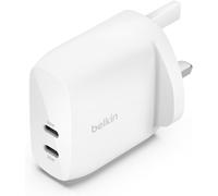 Caricatore Da Muro Belkin BoostCharge 2X Dual USB-C 60W Per iPhone 16 - Nuovo