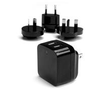 Caricatore Da Muro Dual USB 5V 3.4A StarTech USA/UK/EU/AU Nero