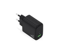 Caricatore da Muro GaN Aisens A110-0972- 1xUSB Tipo-C- 1xUSB- 45W- Nero