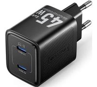Caricatore da Muro GaN Vention FEFB0-EU 2xUSB Tipo-C 45W Nero