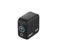 Caricatore da Muro Universale GaN per Viaggio Verbatim Mini Caricatore GaN con Schermo - 2xUSB Tipo-C - 1xUSB - 65W