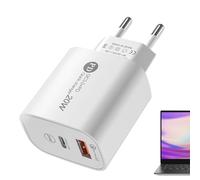 Caricatore da muro USB - Blocco di ricarica rapida USB A e tipo C PD20W | Doppia presa USB QC3.0 Power Cube per telefoni cellulari, tablet, altoparlanti e altro ancora