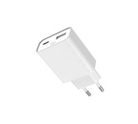 Caricatore da Muro USB-C / USB-A Compatibile con Power Delivery 45W e Tecnologia GaN Force Bianco