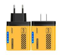 Caricatore Da Muro USB - Stazione Di Ricarica Da Muro A 5 Porte | ABS Cube - Adattatore Per Caricabatterie USB Multi-presa Per Casa, Ufficio, Viaggi, Bagno, Interni Ed Esterni
