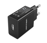 Caricatore da muro Vention WML-CH07-EU-B/ 1xUSB/ 12W Nero