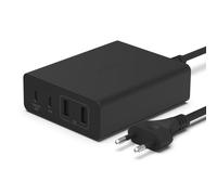 Caricatore da parete 108W 4 porte nero GaN USB-C PD Ricarica Veloce - Nouvo