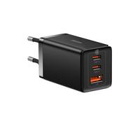 Caricatore da parete - BASEUS - GAN5 PRO - 2xUSB-C + USB - 65W - Nero