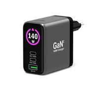 Caricatore da parete Port Designs 902140PEU 140W USB-C PD 3.1 GaN² con cavo da 2 m Nero - Nouvo