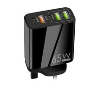 Caricatore da parete USB C - 4 porte di ricarica rapida - Caricatore portatile PD per tablet, telefono, computer, cuffie e orologio