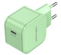 Caricatore da Parete Vention FEJG0-EU 1x USB-C 20W Verde GaN PD