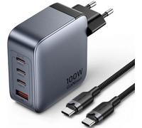 Caricatore da Parete Vention TZ-FETH0-EU 100W GaN 3xUSB-C 1xUSB-A Cavo 1m Grigio