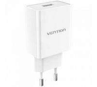 Caricatore da Parete Vention WML-CH07-EU-W 1xUSB 12W Nero Compatibile iPhone iPad