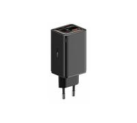 Caricatore da presa 2x USB, 2x Type-C, 65W + Cavo Type-C verso Type-C - Baseus (P10162701113-00) - Nero