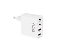 Caricatore da rete - DCU - 37300770 - 2x USB-A e 2x USB-C - Carica veloce 100W - Bianco