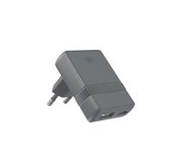 Caricatore da rete - FORCE POWER - 30W PD GaN - USB-A + USB-C - Compatto a forma di L - Plastica 100% riciclata