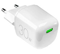 Puro Caricatore USB-C 30W Pufcmtcusbc30wgwhi Bianco