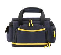 Caricatore da viaggio, borsa impermeabile per stazione energetica, borsa per il trasporto in tessuto Oxford, porta accessori antiurto per campeggio, Multicolore, M, Unisex - Adulto