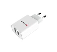 Caricatore da viaggio - SWISSTEN - 22057000 - 2x USB 2,1A - Cavo USB/Lightning incluso - Smart IC