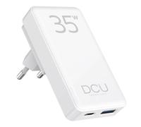 Caricatore DCU Advance Tecnologic 37500135 GaN 35W USB-C USB-A Compatto Bianco