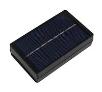 Caricatore del pannello solare AA AAA Batteria portatile Caricatore a batteria solare leggera per via esterna Black 115x68x26mm