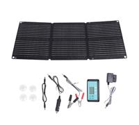 Caricatore del pannello solare - Generatore di gocciolamento da 200 W, manutentore pieghevole impermeabile | Scheda di ricarica automatica 12V 24 V con design portatile, soluzione di energia rinnovabi