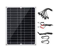 Caricatore del pannello solare - pannello solare al silicio monocristallino, efficienza di conversione alta 25%, design portatile leggero, carica per auto per laptop per le auto