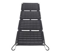Caricatore del pannello solare pieghevole 40W Monocristallino, output 12v 5V Lightweight Portable - Tecnologia QC a carica rapida, regolatore di tensione stabile, ideale per