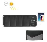 Caricatore del pannello solare pieghevole da 28w 28W con porte Dual USB 5V 3A MA