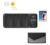 Caricatore del pannello solare pieghevole Hawel 21W con porte Dual USB 5V 3A MAX