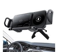 Caricatore del'auto wireless magnetico - Caricatore del'auto wireless | Cradella del portafoglio per auto per auto a ventilazione gratuita | Porta del telefono ad ricarica rapida, supporto per