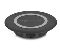 Caricatore Delock 66284 USB Tipo C Wireless Nero Smartphone