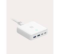 Caricatore desk Tucano MADEGA65EUW GaN PD 3.0 QC 3.0 4 porte