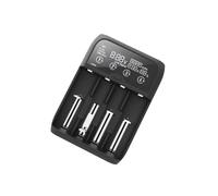 Caricatore di batterie DLH DY-CU5170 USB 4 porte LED Nero