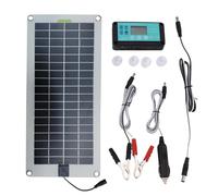 Caricatore Di Manutenzione Del Pannello Solare - 30 W 12 V Impermeabile Per Pannello Solare 'automobile, Caricabatterie | Caricatore Di Tenuta Solare, Caricabatterie A Energia Solare Plug And P