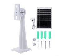 Caricatore di sicurezza solare da 8 W 5 V per campanello ad anello (bianco)