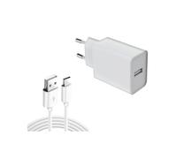 Caricatore DLH 12W USB-A con cavo USB-C 1 m Bianco