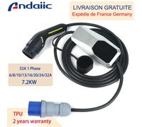 Caricatore domestico per auto elettrica EVSE TIPO 2 TIPO 1 Cavo di ricarica EV Caricatore EV 3,5KW 7KW 11KW 22kw Spina cieca Type 2 16A 1 phase 4 meters