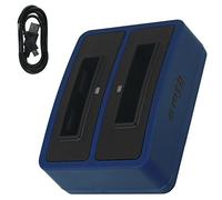 Caricatore doppio (Micro-USB) Compatibile con Drift HD (1080p), HD170 (Stealth), HD720 / Compatibile con Toshiba Camileo H20 ... / Compatibile con Ricoh Caplio RR10 UVM... vedi descrizione