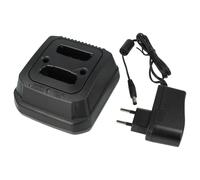 Caricatore doppio per Motorola MTP 850 Fug 850 Zeon 850 3L 850S batterie radio