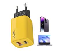 Caricatore doppio per telefono, adattatore per cubica con doppia porta USB - Adattatore per caricabatterie da muro USB sicuro,Efficienti caricabatterie da muro per telefoni cellulari con doppio carica