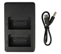 Caricatore doppio sostituisce Scanreco IM6024, EEA4404 per batterie radio