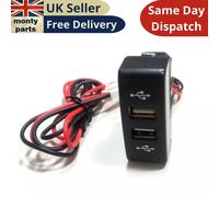 Caricatore Doppio USB 12V-24V Max 3A Per Mercedes Actros MP3 Port 08-13