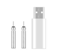 Caricatore elettronico galleggiante - Alimentatore galleggiante da | Caricabatteria CR425 | Batteria galleggiante ricaricabile | Indicatore LED | Porta di ricarica USB per batterie galleggianti