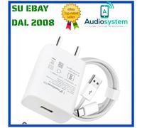 Caricatore FlashCharge per VIVO 44W +Cavo Usb C Carica Batterie Rapido Bianco