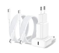 Caricatore for iPhone 16/16 Pro/16 Pro Max/16 Plus/15/15 Pro/15 Pro Max/15 Plus, 2Pezzi Certificato MFi 20W USB C Caricabatterie Alimentatore Presa Spina Rapido con Cavo 2M