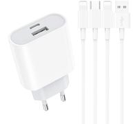 Caricatore for iPhone - 20W USB C Caricabatterie con 2M Cavo Compatible for iPhone 14 13 12 11 Pro MAX Plus Mini XS XR X SE 8 7 6S 5S USBC Rapido Spina Tipo C Veloce Testa Ricarica Rapida Piarhlie