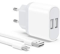 Caricatore for Iphone, Caricabatterie Con 2M Cavo per Iphone 8 7 6 6S X XS 11 12