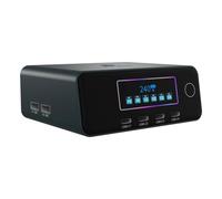 Diamond Charge 2401 caricatore GaN con display LCD-TFT, Caricabatterie Nero